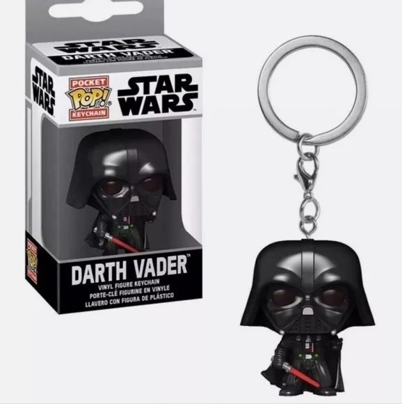 Star Wars Darth Vader Funko POP ! Pocket Vinyl Figure Collectible Keychain - Picture 1 of 4